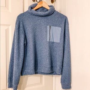 NEW Sherpa Cowl Turtleneck Sweater